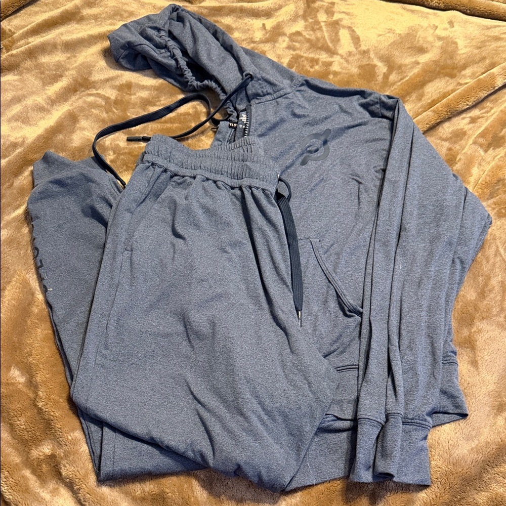 Peloton Blue Hoodie and Joggers Set